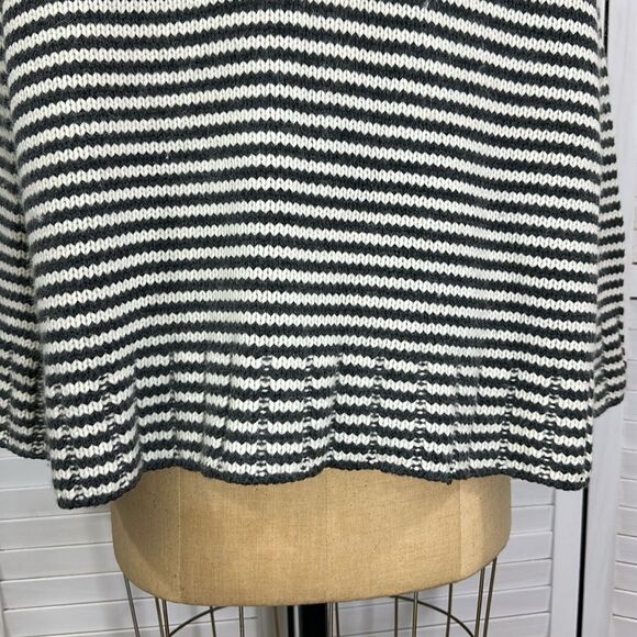 Talbots Plus Sweater Jacket  3X Vtg Nautical Stripe Wool Angora - Picture 9 of 15